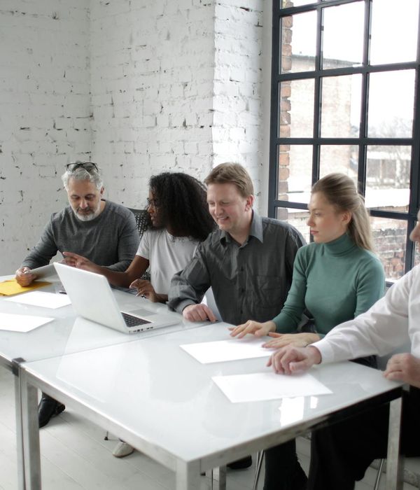 Professional woman presenting business strategy and logistics solutions to corporate clients